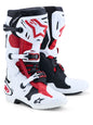 Tech 10 Boots Wht/Blk/Br Red 14