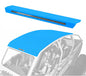 Asylum Rear Wing W/ Lightbar Sky Blue