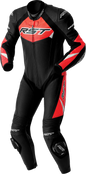 Tractech Evo D3o Suit Blk/Flo Red Leather Md