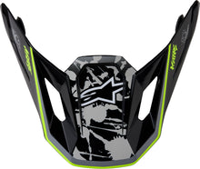 Load image into Gallery viewer, S M7 Blaster Visor Ece06/Dot Blk/Gry/Wh/Yllw Fluo Glsy