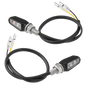 701 Led Turn Signals Black W/Clear Lens Pr