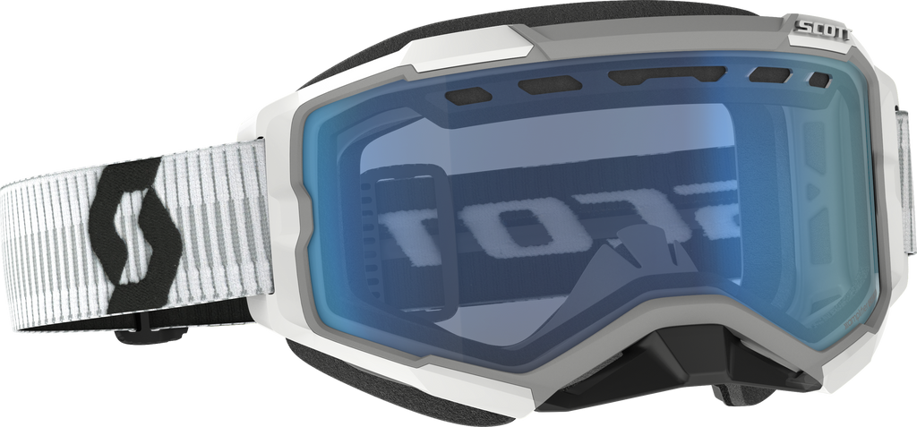 Fury Goggle Snow Cross White W/Blue