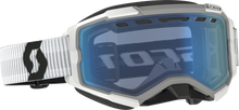 Load image into Gallery viewer, Fury Goggle Snow Cross White W/Blue