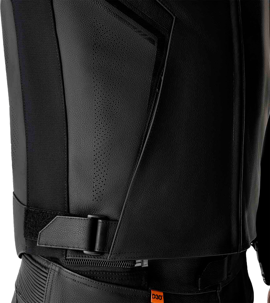 S1 D3o Leather Jacket Black 4x