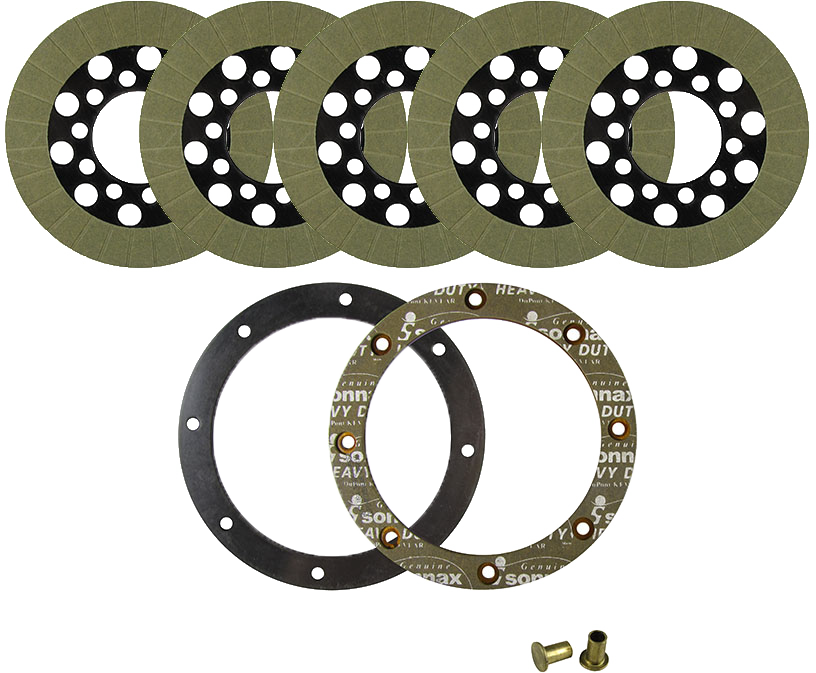 Clutch Packs Friction Kevlar Big Twin 67 83 W/Backing Plate