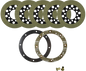 Clutch Packs Friction Kevlar Big Twin 67 83 W/Backing Plate