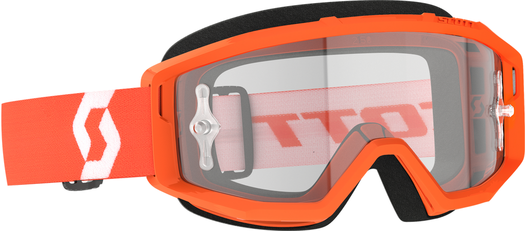 Primal Goggle Orange/White Clear Works