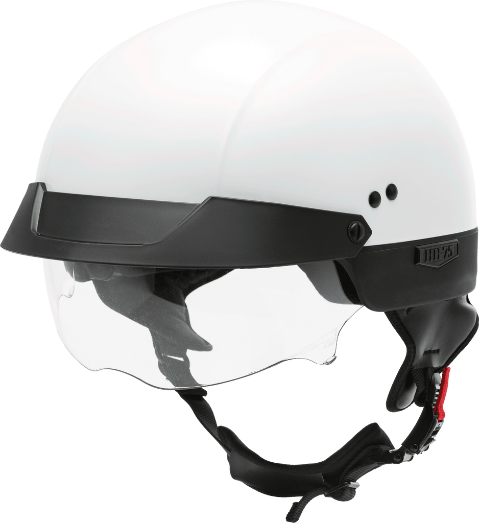 Hh 75 Half Helmet White Xl