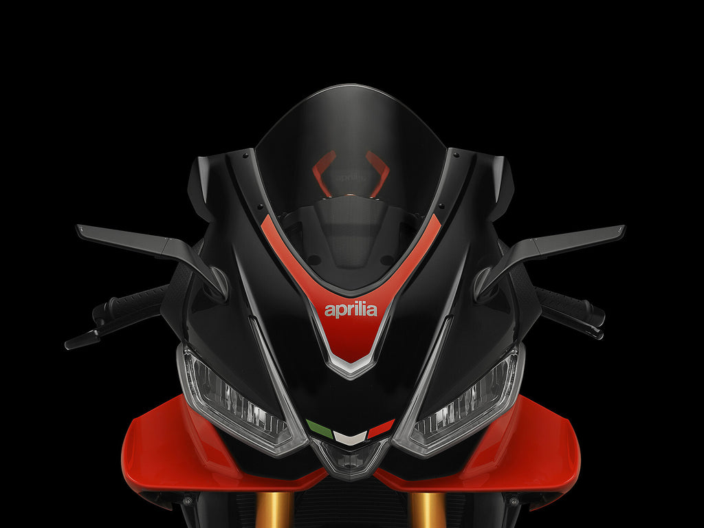 Pair of RIZOMA Stealth Sport Black mirrors showing sleek, aerodynamic design with reflective surfaces and mounting brackets.