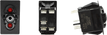 Load image into Gallery viewer, Dash Switch Body Single Acc Red/Red