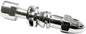 Mirror Adapter Harley Davidson M10x1.25mm Chrome