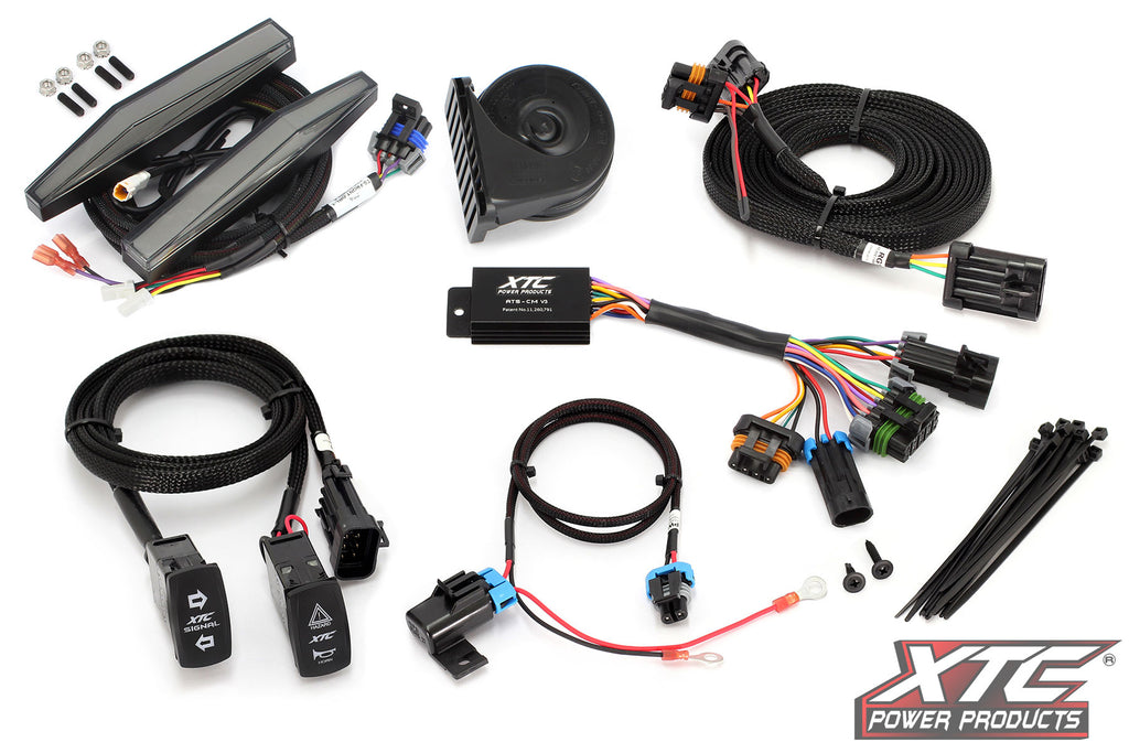 Auto Turn Signal Kit W/ Horn And Front Drl Lights Can