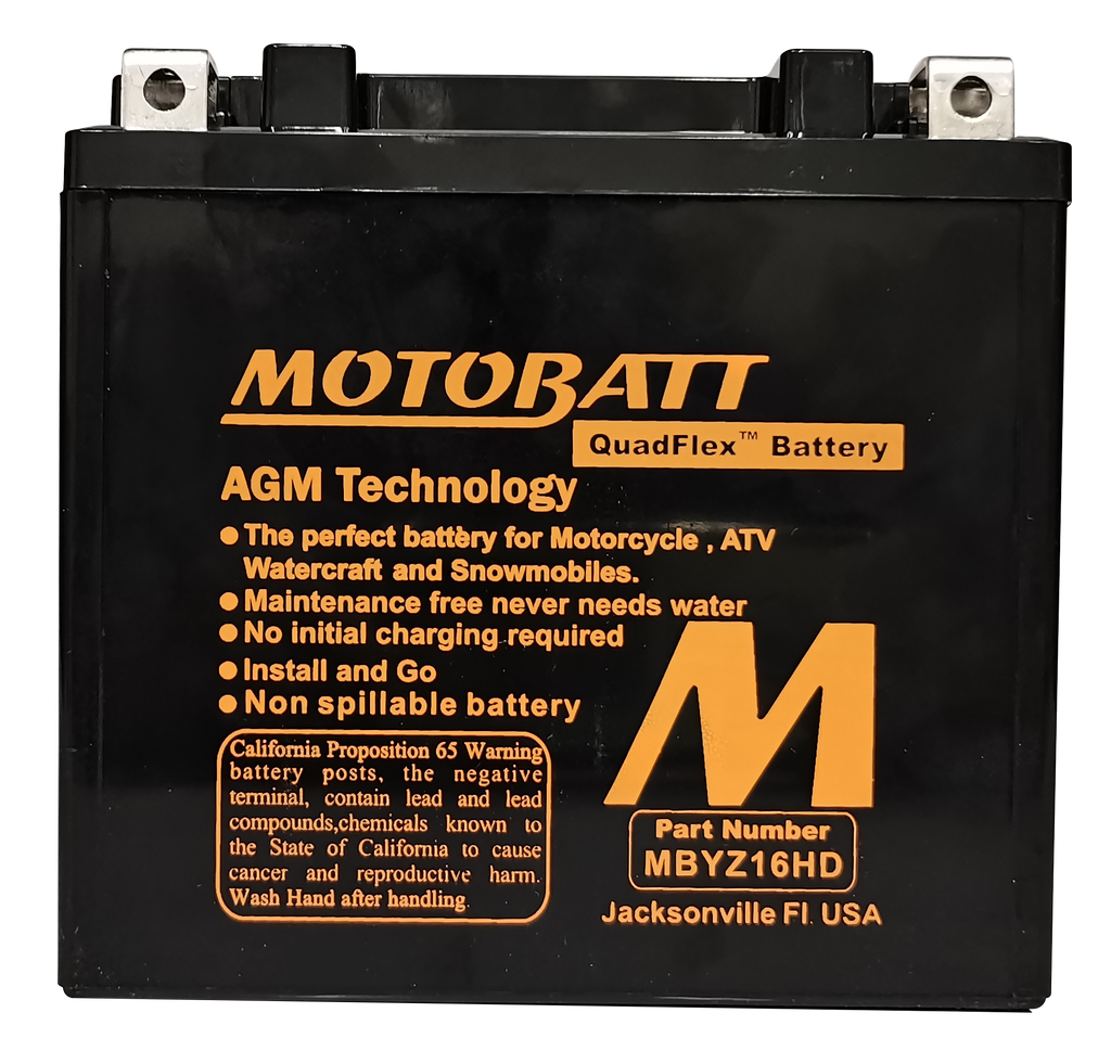 Battery Mbyz16hd Sealed Factory Activated