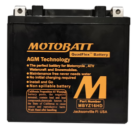 Battery Mbyz16hd Sealed Factory Activated
