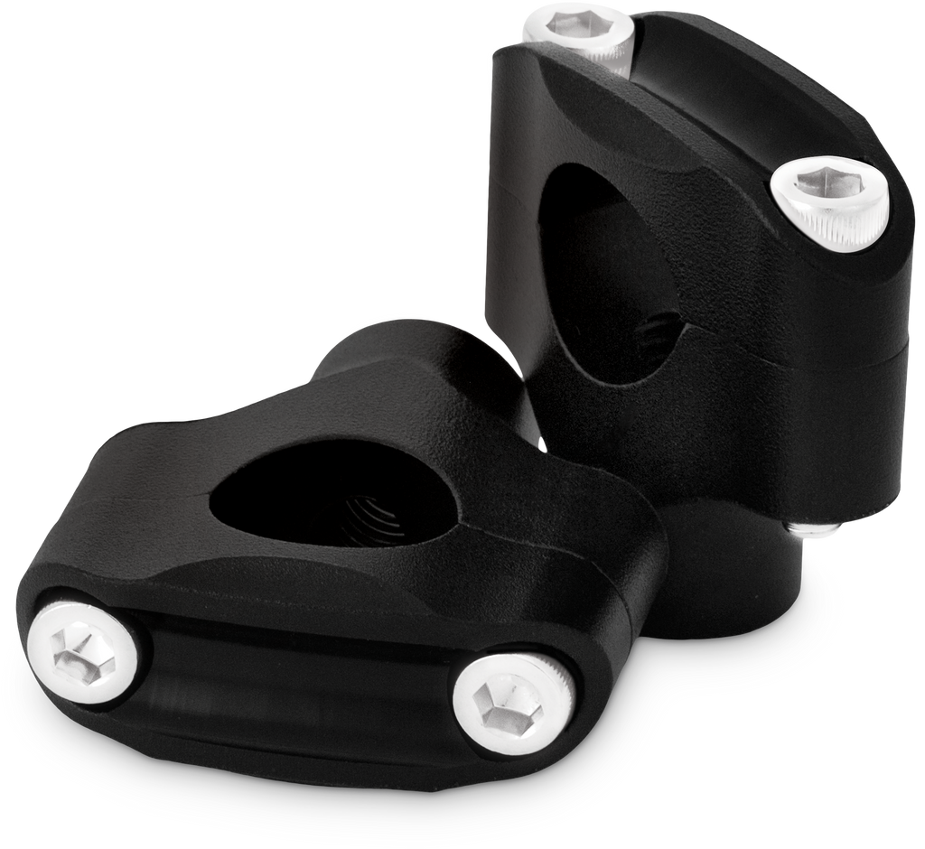 Reaper 1 1/2" Risers 1" Bar Set   Texture Black