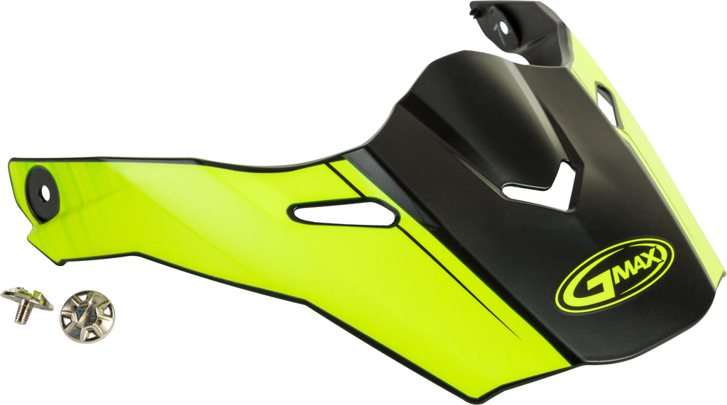 Visor W/Screws Raley Matte Black/Hi Vis At 21