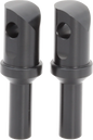 FLO MOTO Savage Passenger Clevis foot controls for Indian Challenger motorcycle, showing metal components and mounting hardware