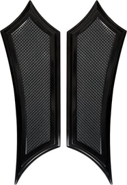 All-black Instigator floorboards by ACCUTRONIX, designed as durable foot controls for motorcycle or vehicle applications.