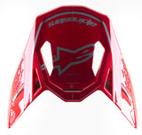 alpine star S-M10 Visor Acumen Le Red Flake/Black/Silver 482-9020