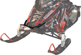 Black STRAIGHTLINE Axys Sport Series front bumper body part for vehicle, showcasing sleek design and installation details.