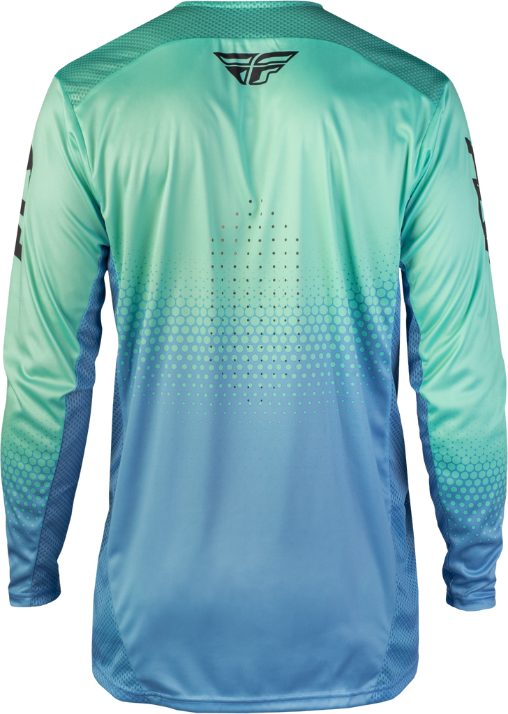 Yth Rayce Sonar Bicycle Jersey Teal/Aqua Yxl