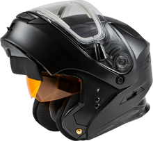 Load image into Gallery viewer, Md 01s Modular Snow Helmet W/Electric Shield Matte Blk Xs