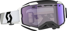 Load image into Gallery viewer, Fury Snowcross Ls Goggle Prem Blk/Wht Blue Chrome