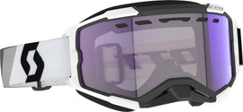 Fury Snowcross Ls Goggle Prem Blk/Wht Blue Chrome
