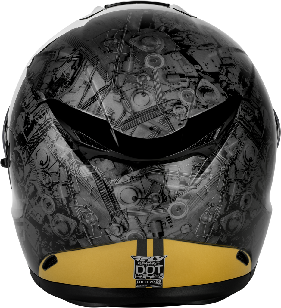 Sentinel Mech Helmet Black/Grey/Gold Xs