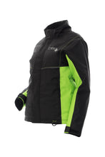 Load image into Gallery viewer, Trail Jacket Black/Green Apple Md