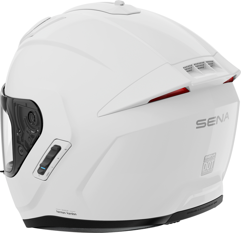 Phantom Ff Mesh Com Helmet Glossy White Xl