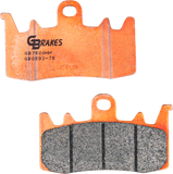 GBRAKES Brake Pads Sintered Ceramic 17-59375