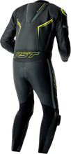 Load image into Gallery viewer, S1 D3o Suit Blk/Gry/Flo Yel Leather 3x