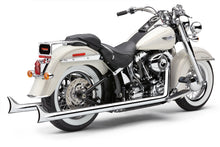 Load image into Gallery viewer, Bad Hombre True Dual Fishtails Chrome Softail 12 17