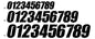 #7 Black 6 Slash Series 3/Pk