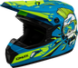 Youth Mx 46y Unstable Helmet Matte Blue/Green Ym