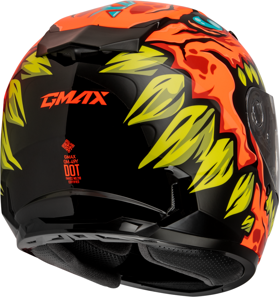 Youth Gm 49y Drax Helmet Orange Ym