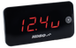 Super Slim Touch Screen Volt & Temp Gauge Red Display