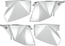 Load image into Gallery viewer, Traditional Half Doors Sparkle Silver Metallic Pol
