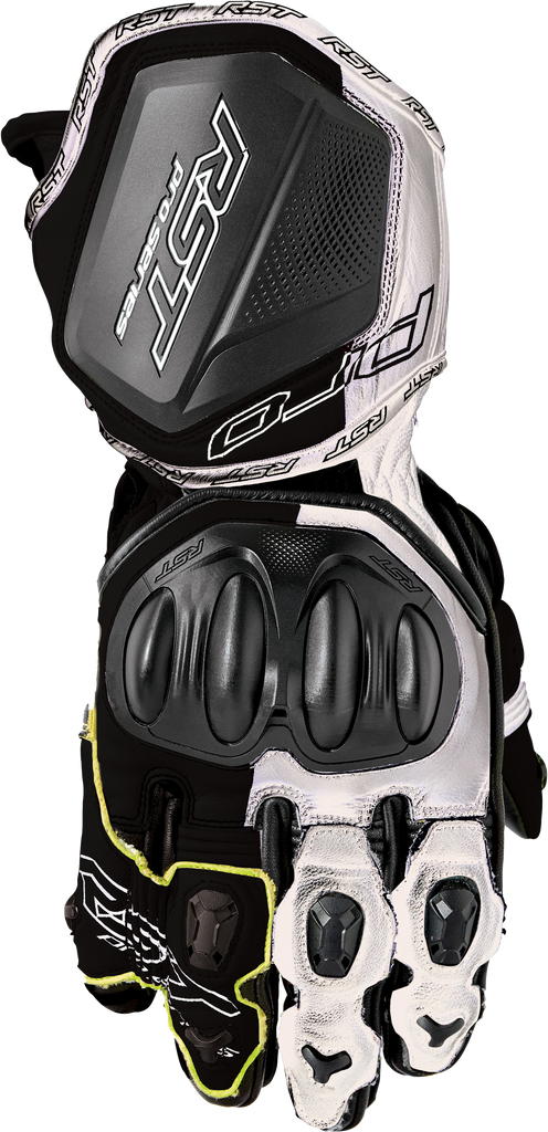 Pro Series Gp D3o Gloves Black/White Leather Md