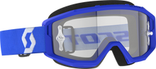 Load image into Gallery viewer, Primal Goggle Blue/Whtie Clear Works
