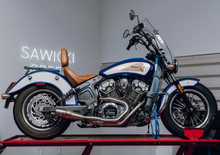 Load image into Gallery viewer, Indian Scout Shorty Cannon Brushed Ss