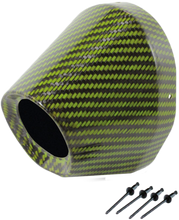 Load image into Gallery viewer, Carbon End Cap Green 1 3/4" I.D.