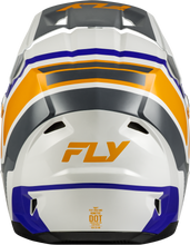 Load image into Gallery viewer, Youth Kinetic Scrap Helmet White/Orange/Blue/Grey Ys