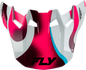 Formula Cc Vibe Visor White/Pink/Blue Xl/2x