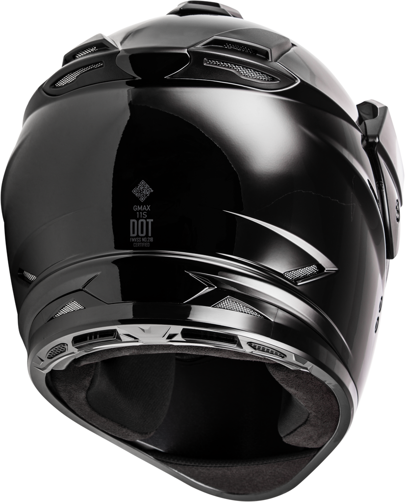 Gm 11s Snow Helmet W/ Electric Shield Black Xl