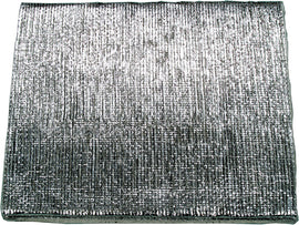 HELIX aluminized heat barrier for exhaust, 1.5x36 inches with adhesive backing, used for heat protection in automotive exhaust systems.
