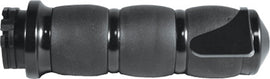 AVON Velvet Air Grips TBW Throttle Boss in black, motorcycle handlebar grips with soft velvet texture and ergonomic design