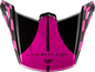 Kinetic Lite Rival Hlmt Visor Gloss Black/Pink