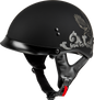 Hh 65 Corvus Helmet W/ Peak Matte Black/Tan Md